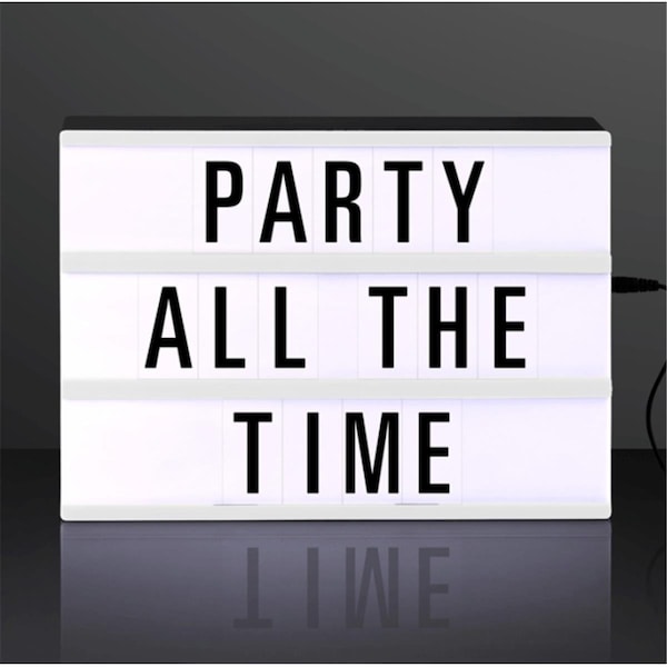 Endless Games Customizable Mini LED Sign My Cinema USB Powered Original Marquee Lightbox EN3335406 - main